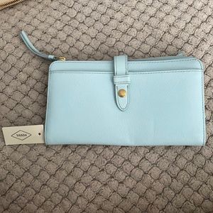 Blue Wallet - Fossil